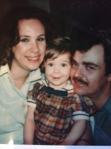 My mom and dad with me when I was almost 3