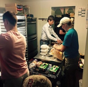 Volunteers with "Taking it to the Streets" a ministry in Boerne, TX