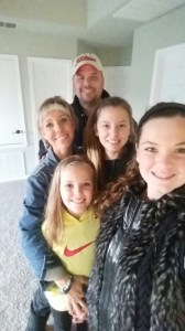 Family selfie the day we prayed together