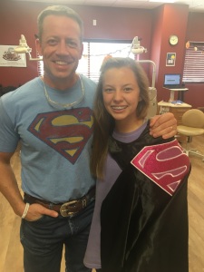 Even our local businesses have joined in the fight. Lexi and her Uncle, Dr. Tyler Ferris are Super Heroes against drugs!